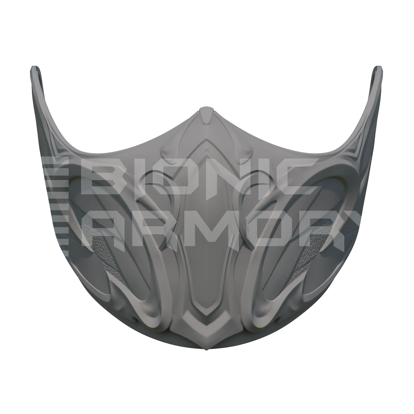 Ice Ninja Mask 3D Model - Image 5