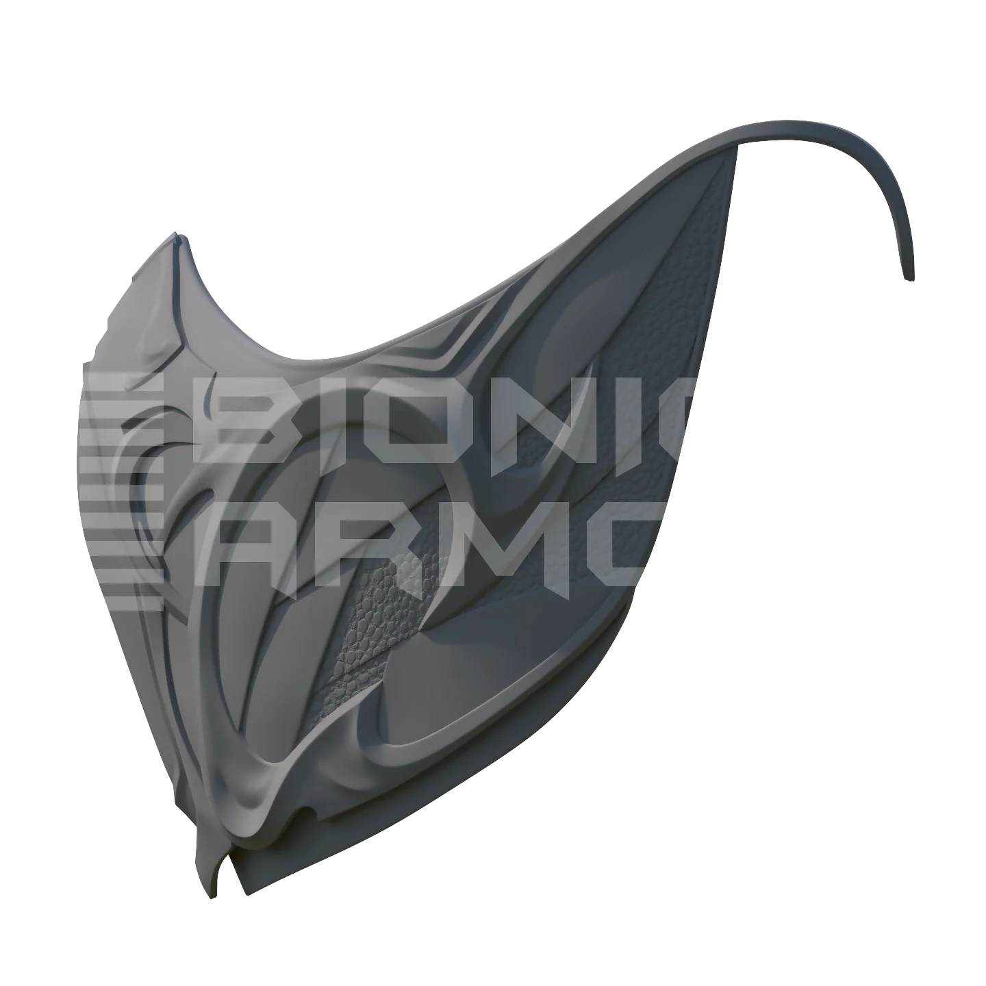 Ice Ninja Mask 3D Model - Image 6