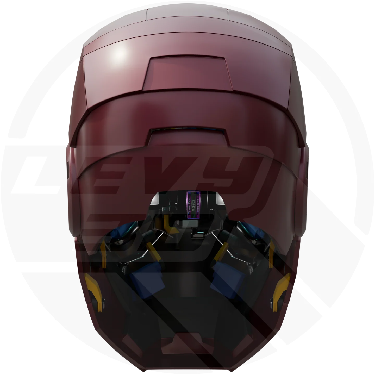 Iron Mk5 segmented faceplate 3D model - Image 4