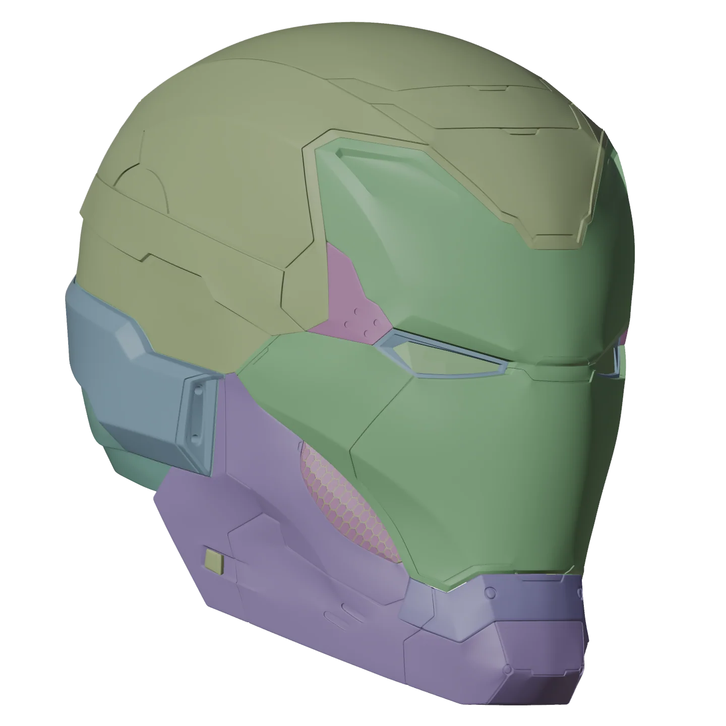 Mashup Mark 117 Helmet 3D Print Model - Image 8