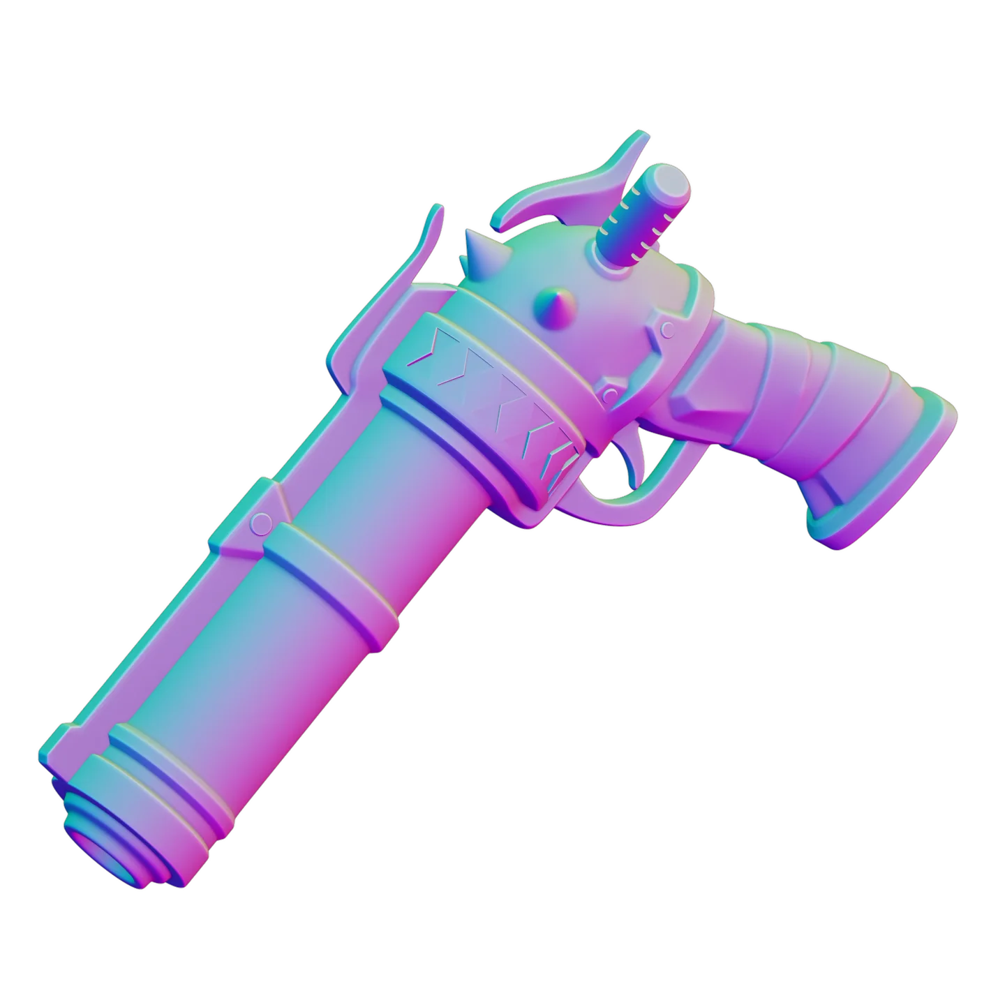 Jinx Zap Zap Pistol Arcane 3D Model - Image 3