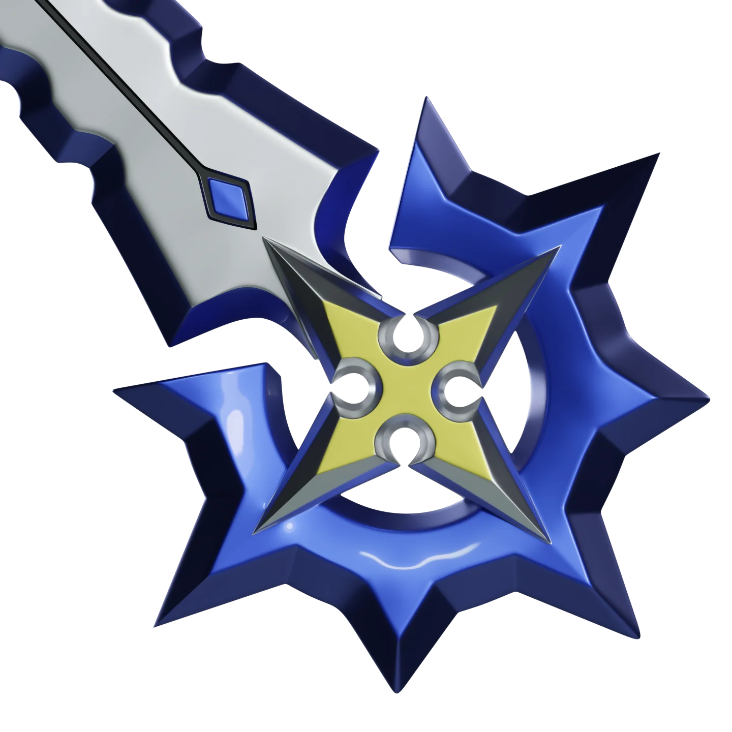 Kingdom Hearts Saix Claymore 3D Model - Image 3