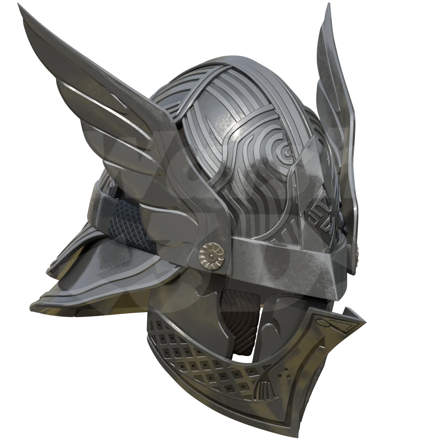 Knight Helmet 3D Print Model - Image 7