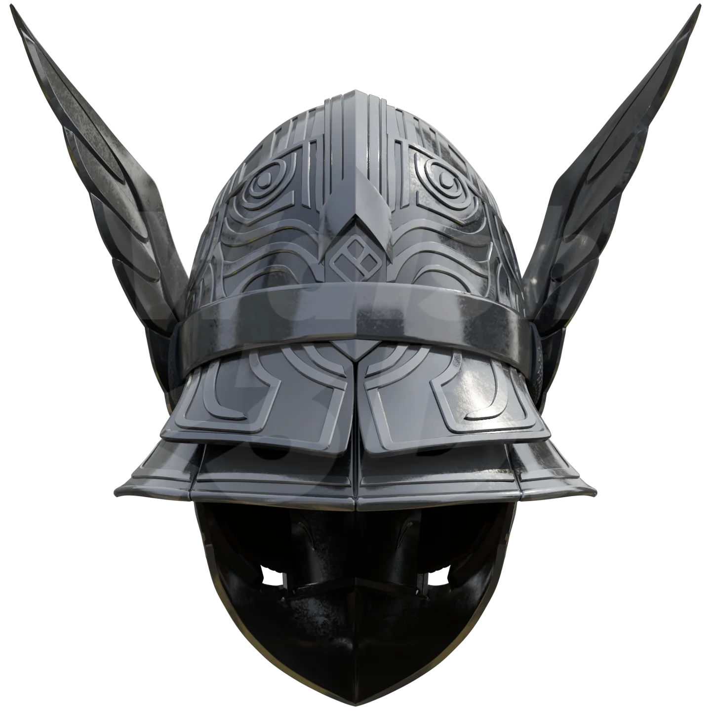 Knight Helmet 3D Print Model - Image 9