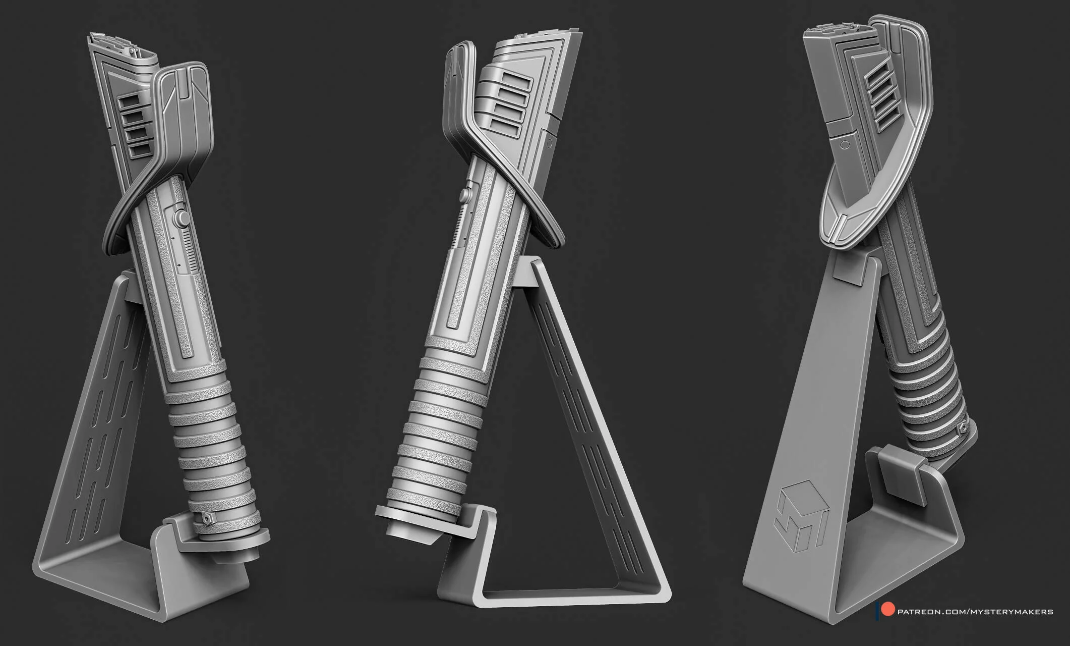 laser sword hilt with stand - Image 3
