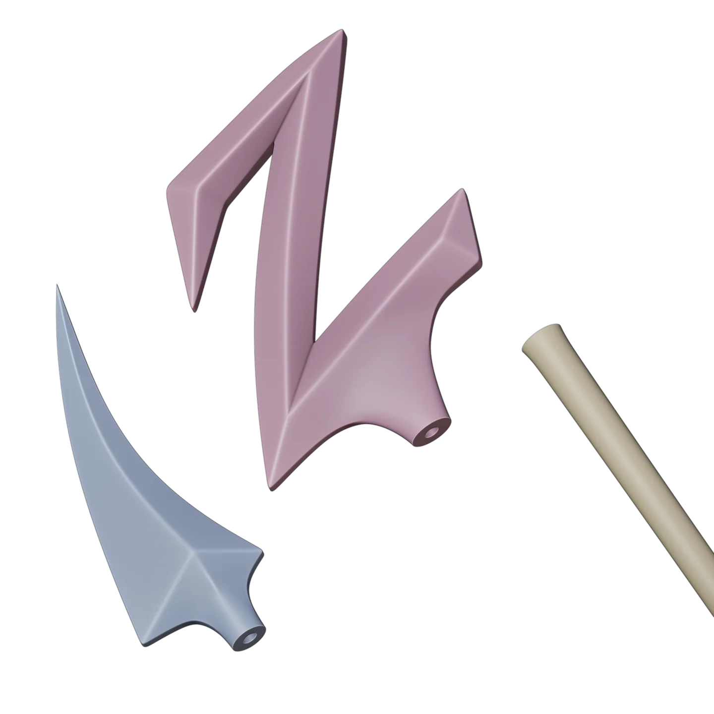 Lord Zedd Staff 3D Model - Image 2