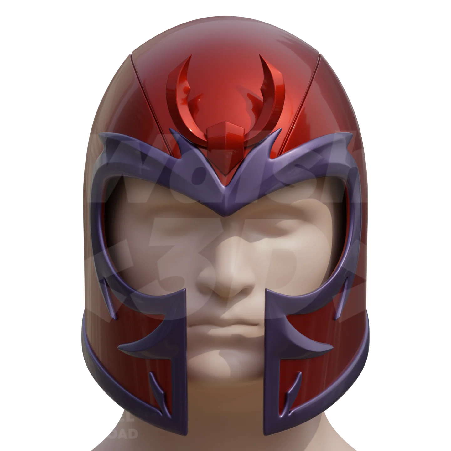 Magnet Man Helmet 3D Printable Model - Image 9