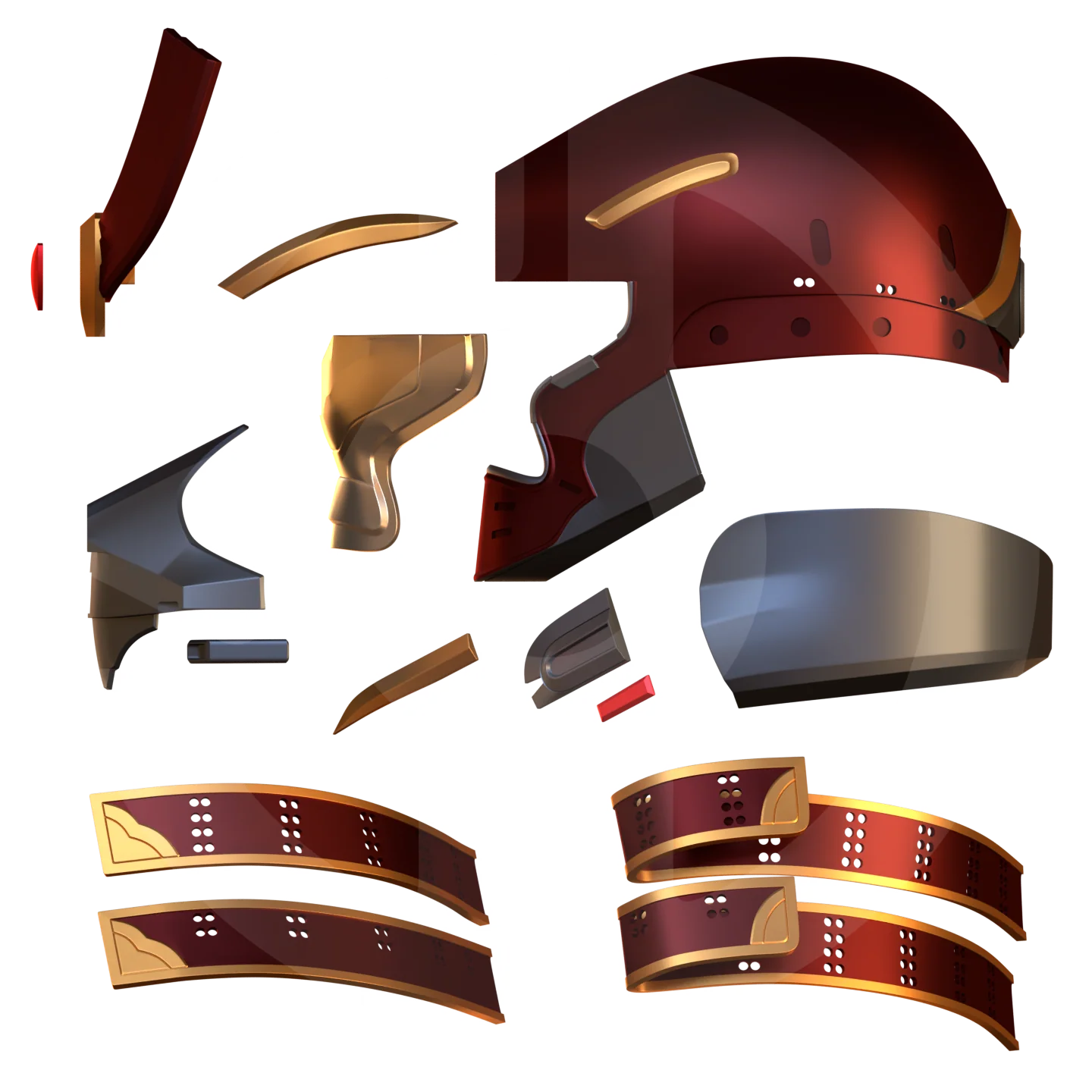 Marine Samurai Helmet File - Image 2