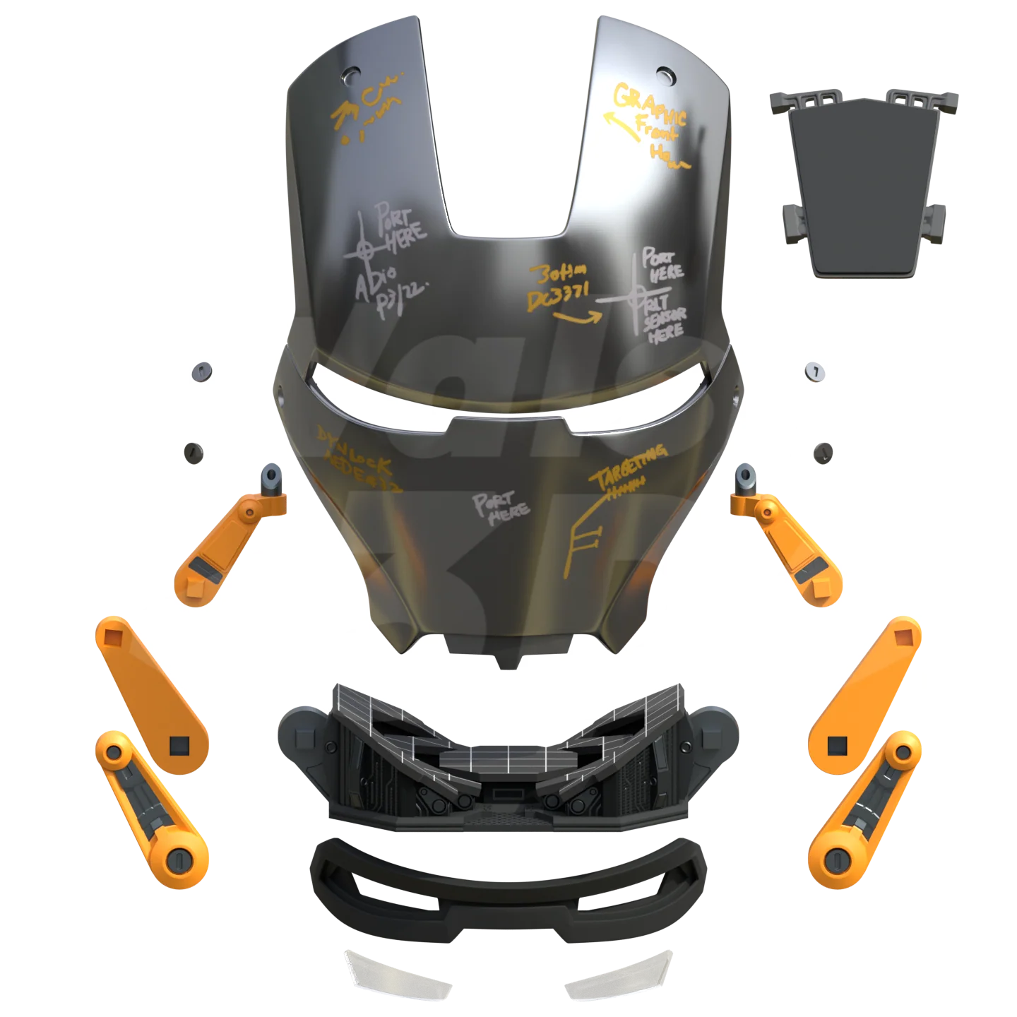 Mark 2 Test Faceplate Display [3D Print Model] - Image 2