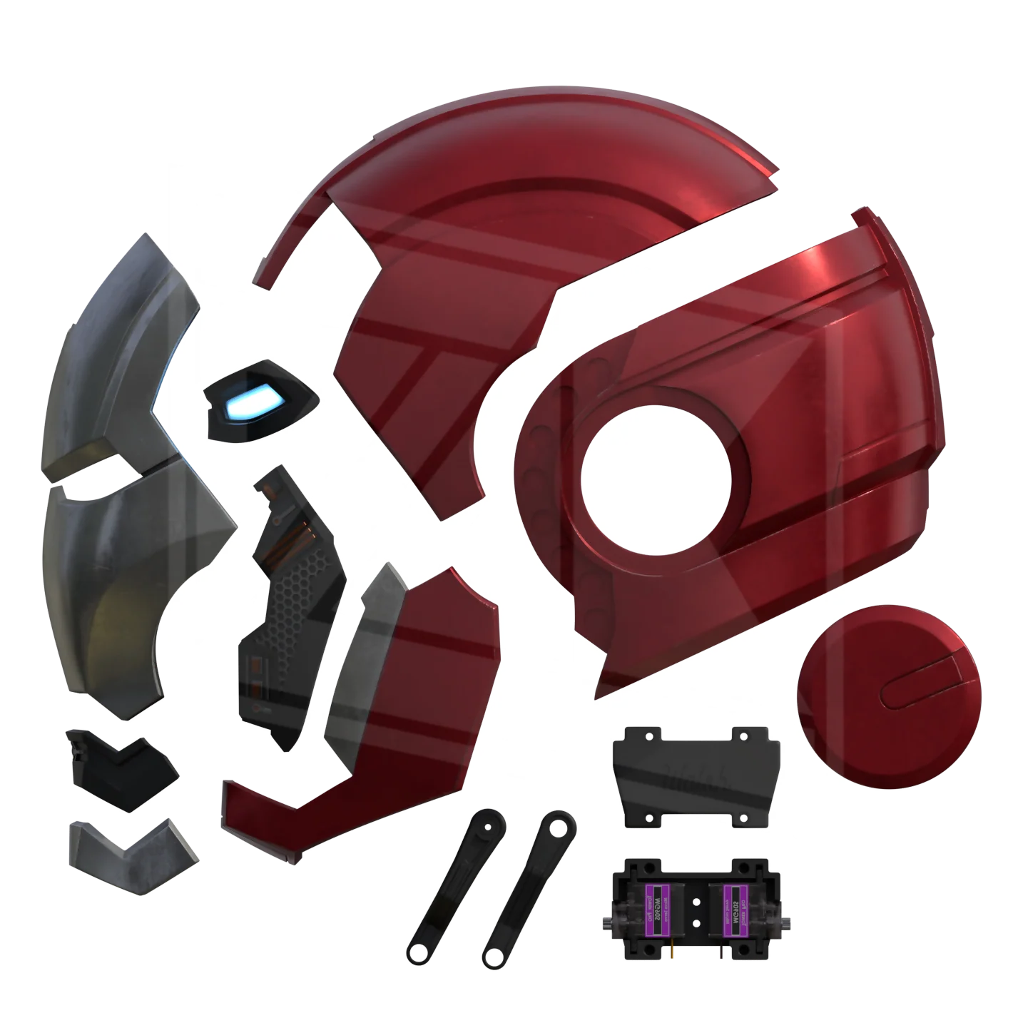 Mark 33 Helmet 3D Model - Image 2