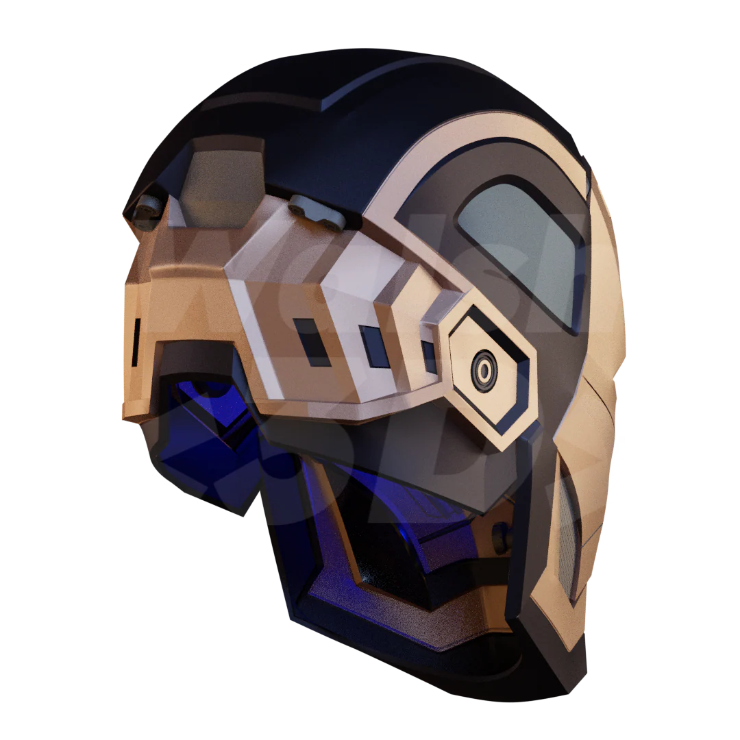 Mark 41 Bones Helmet 3D Print Model - Image 6