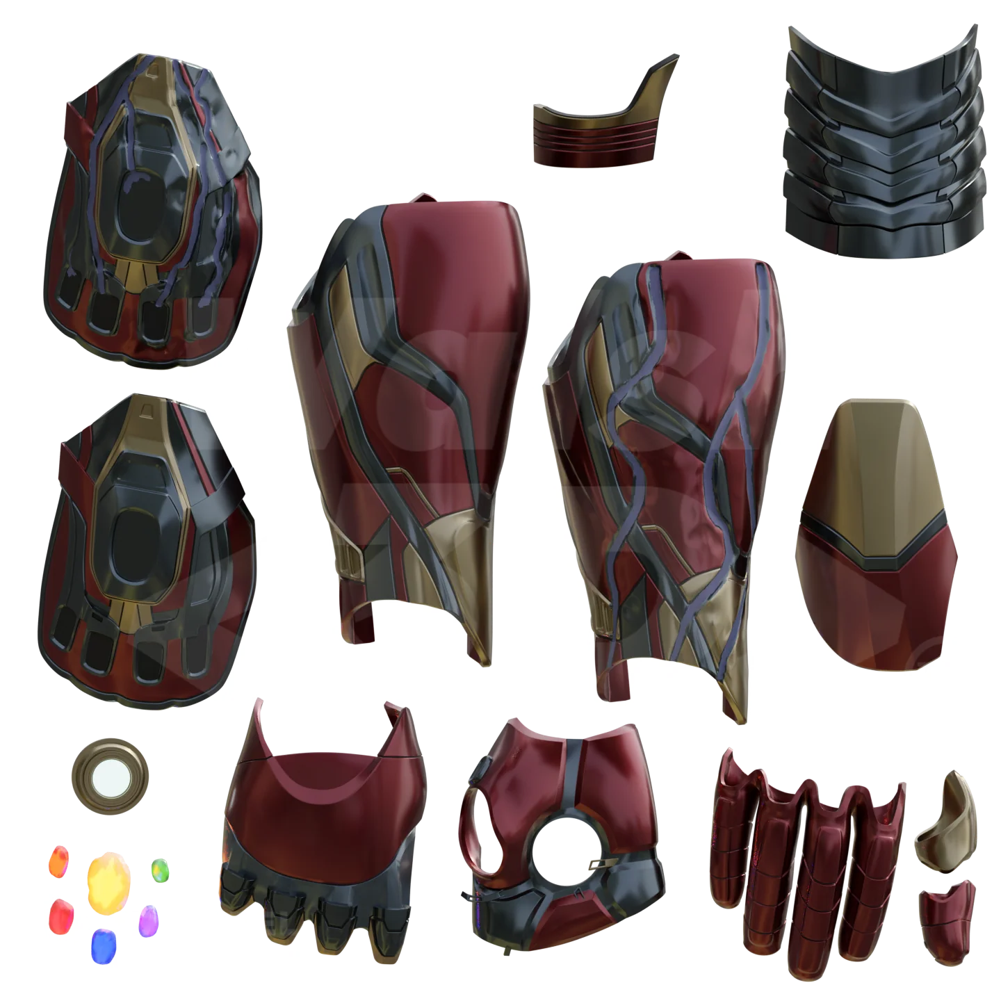 Mark 85 Gauntlet V2 3D Printable Model - Image 2