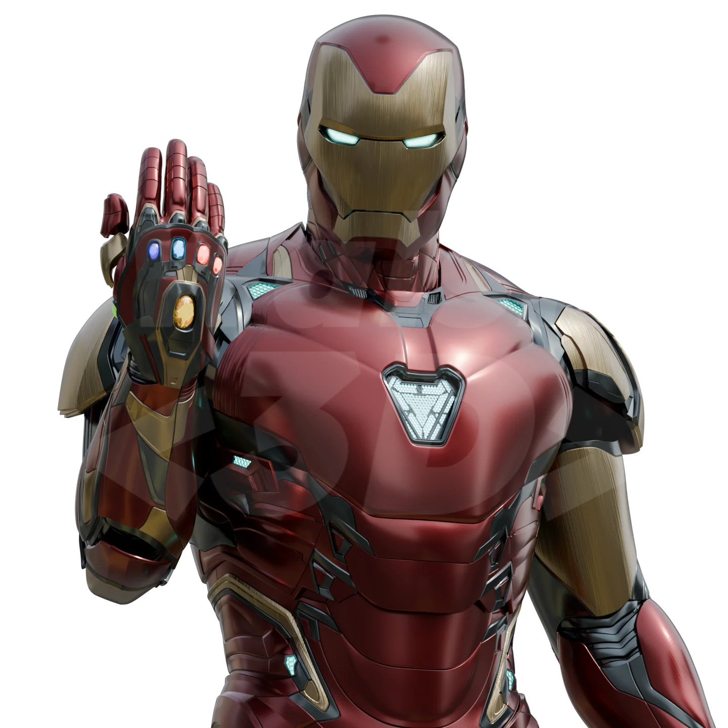 Mark 85 Gauntlet V2 3D Printable Model - Image 3