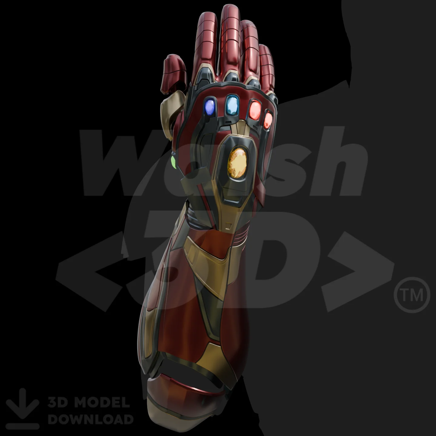 Mark 85 Gauntlet V2 3D Printable Model - Image 4