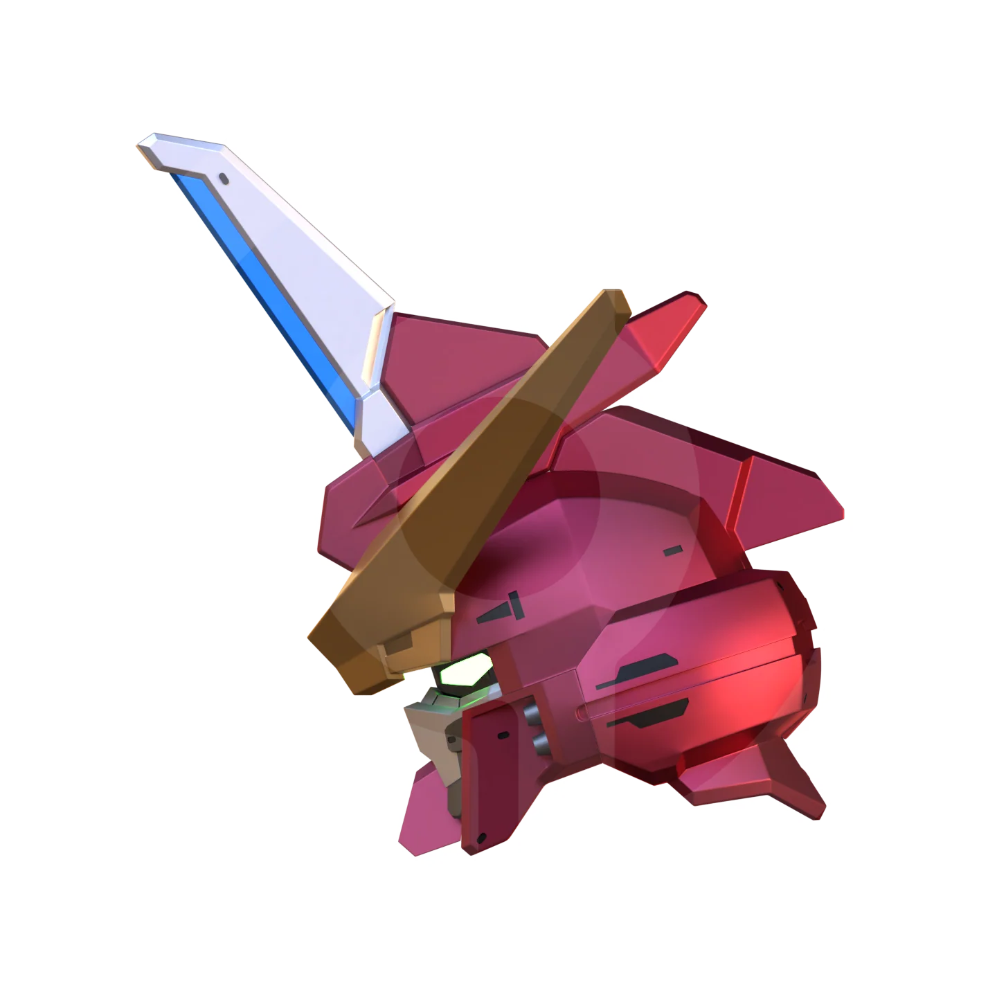 Mech Toy Justice Helmet File - Image 4