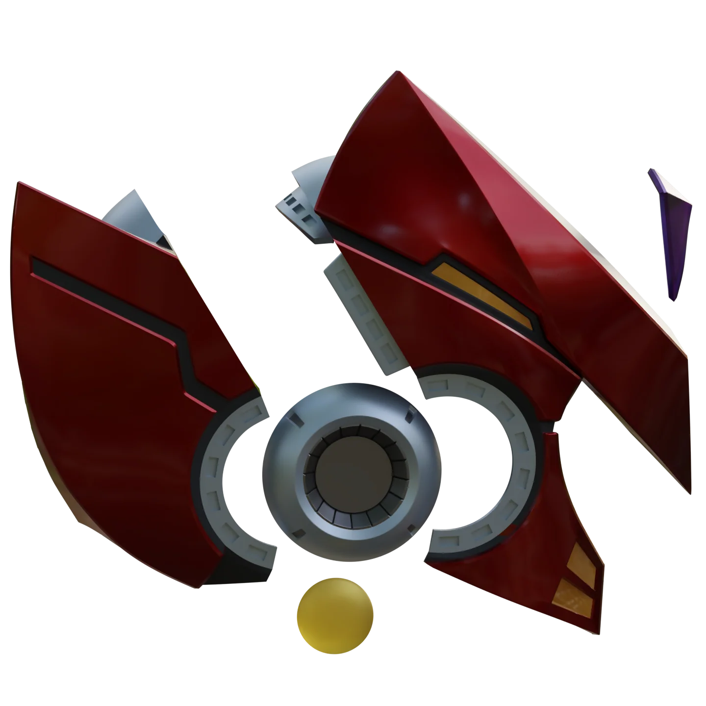 Megaman Zero helmet (MXCC) [3D Print Model] - Image 2