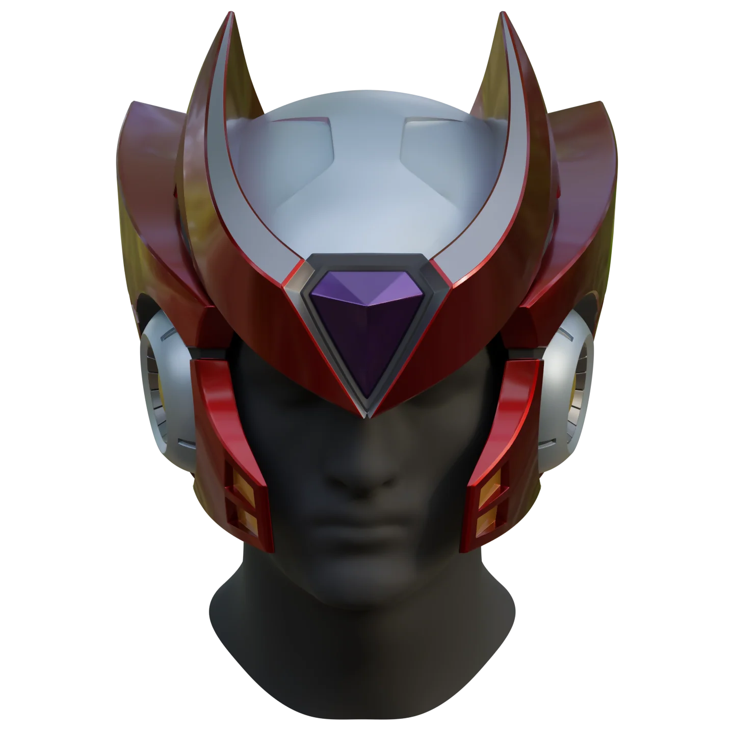 Megaman Zero helmet (MXCC) [3D Print Model] - Image 3