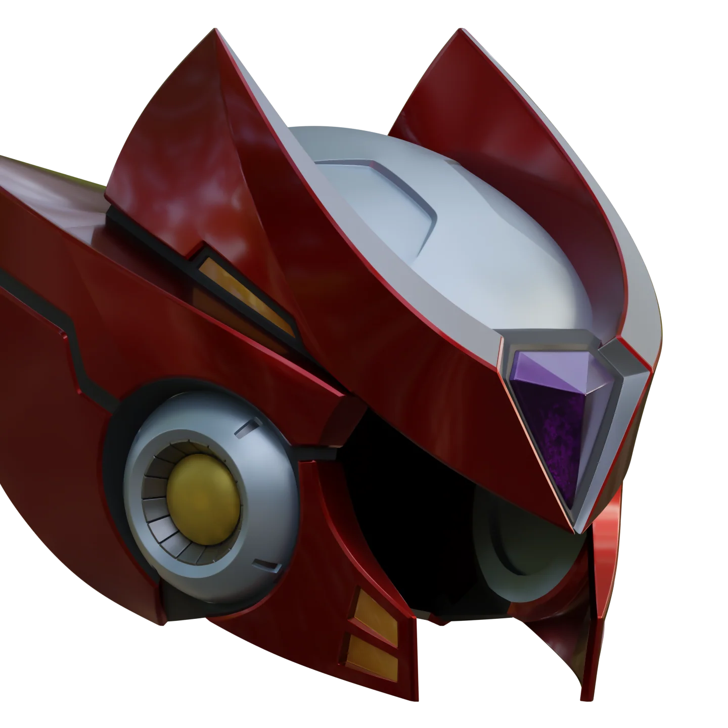 Megaman Zero helmet (MXCC) [3D Print Model] - Image 4