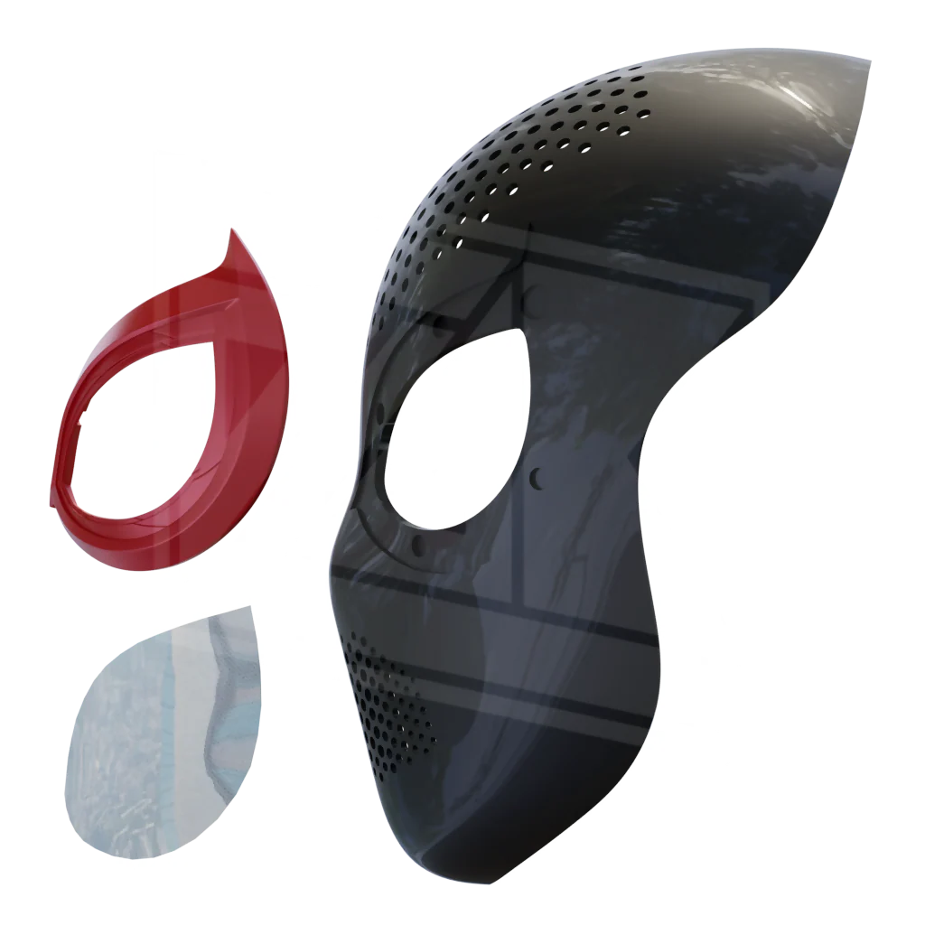 Miles Faceshell 3D Model - Image 2