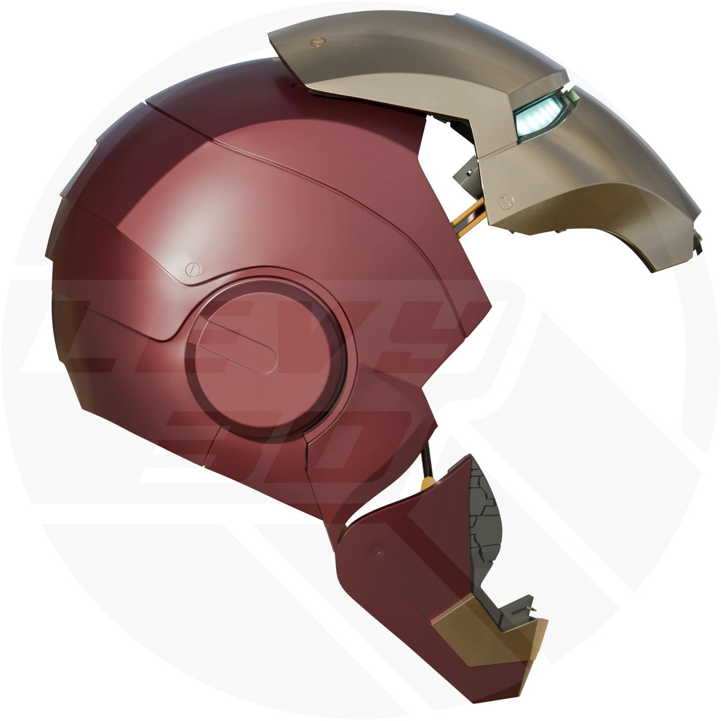 Mk 3 V4 helmet with ear motorization and cat ears - Image 4