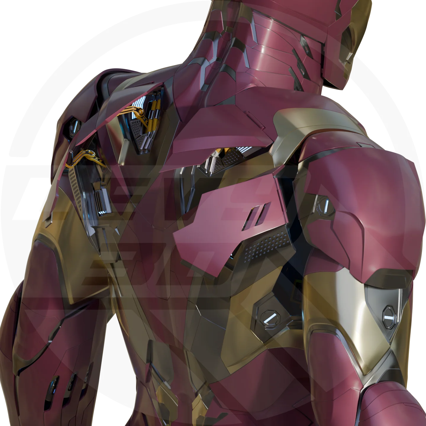 Mk 46/47 full suit Motorized 3D printable model - Image 3