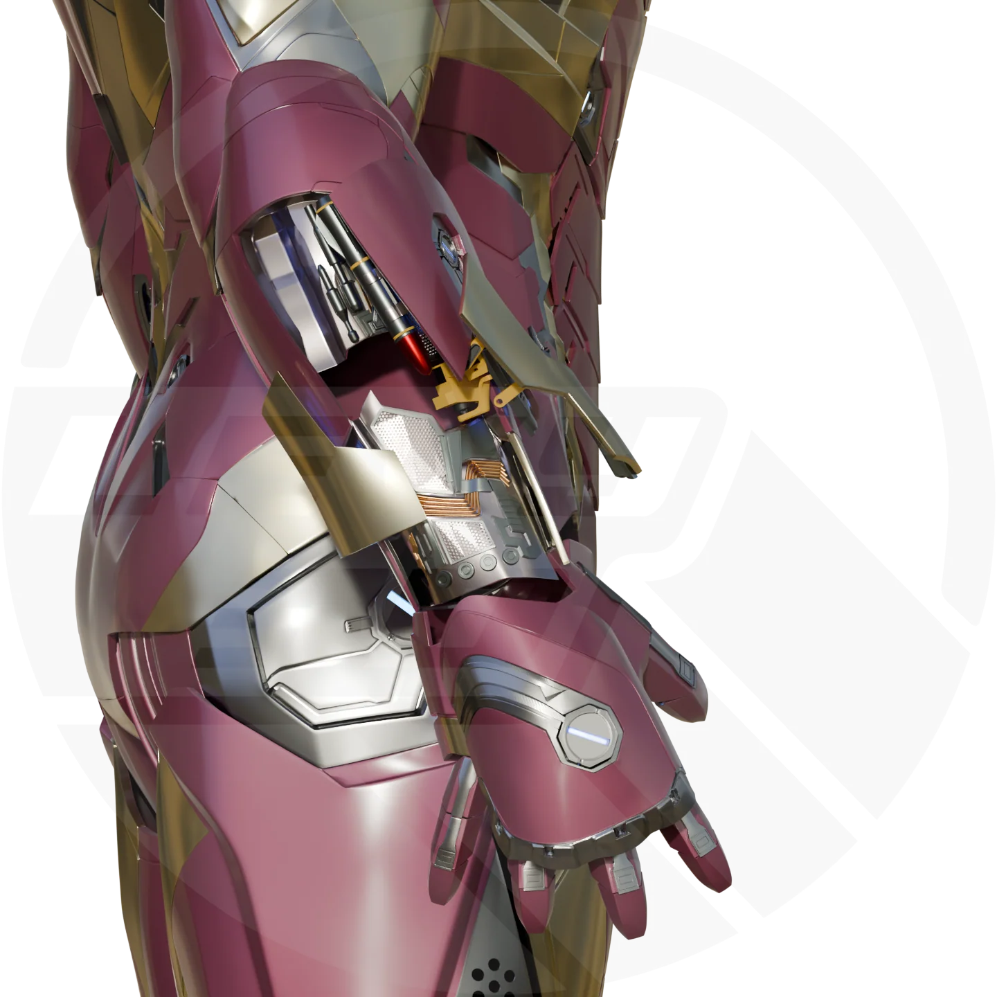 Mk 46/47 full suit Motorized 3D printable model - Image 4