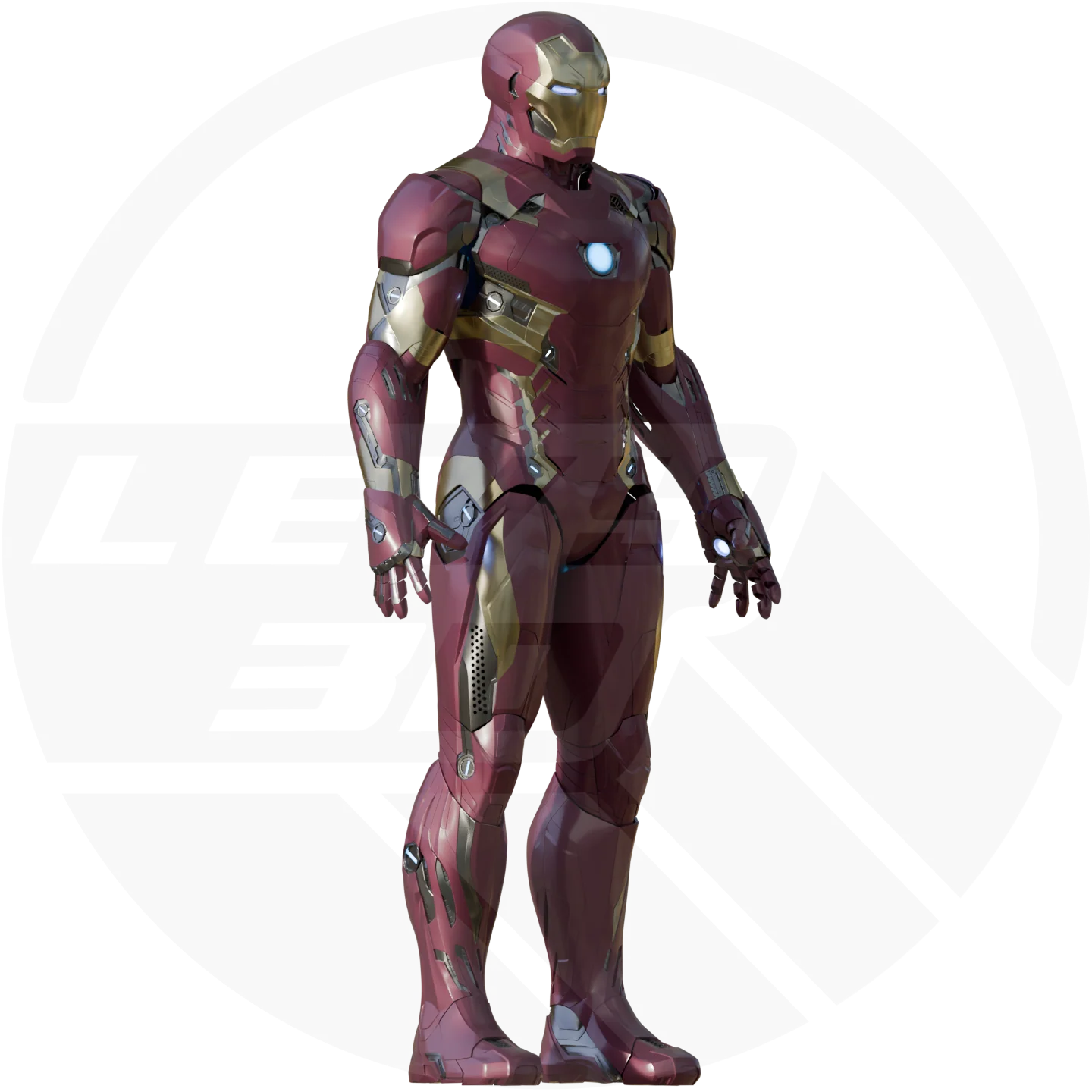 Mk 46/47 full suit Motorized 3D printable model - Image 5