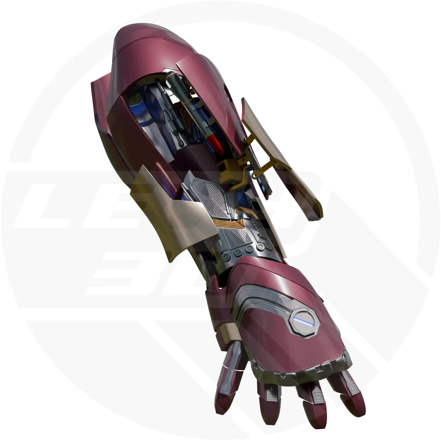 Mk 46/47 Gauntlet Motorized 3d model - Image 2