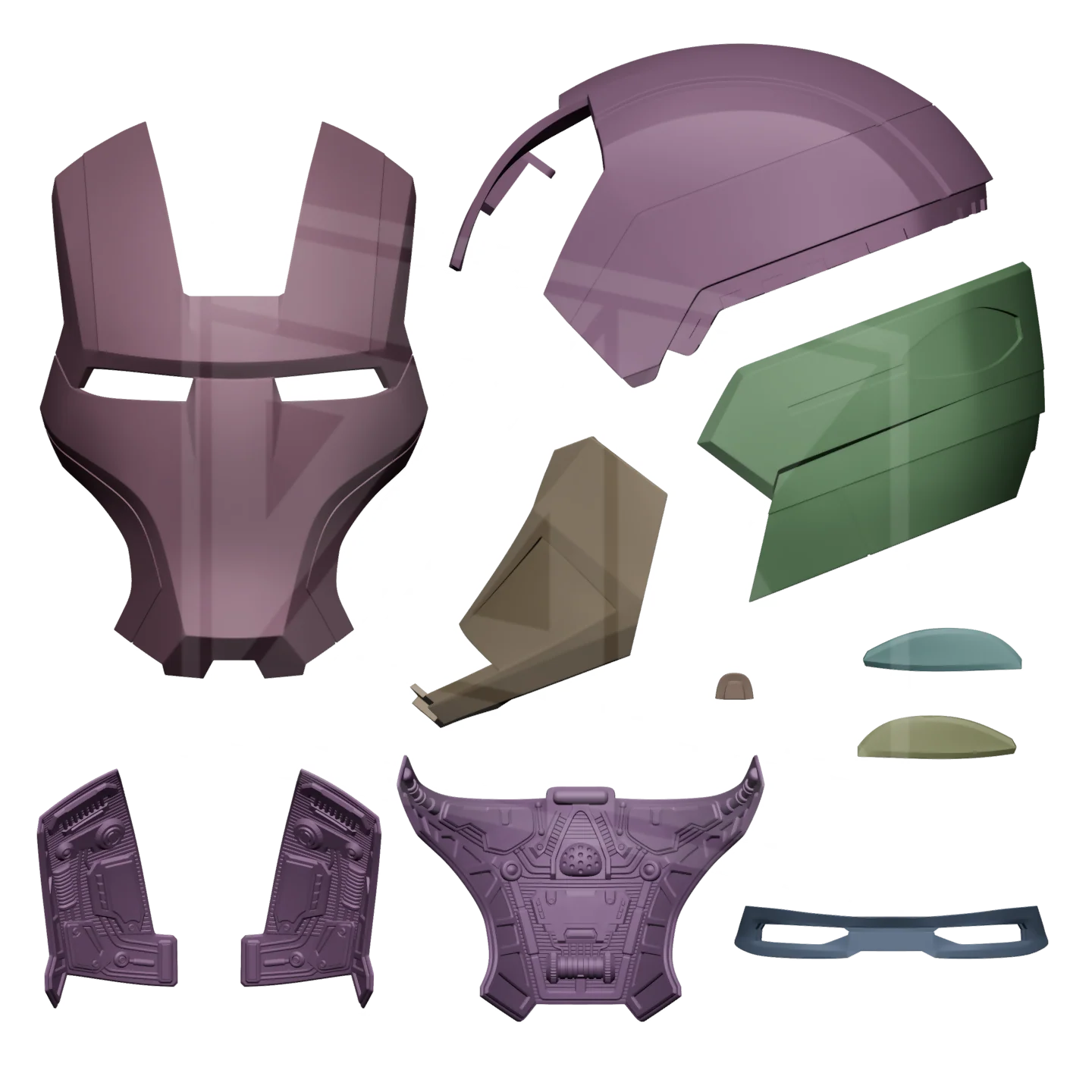 MK16 Helmet 3D Model - Image 2