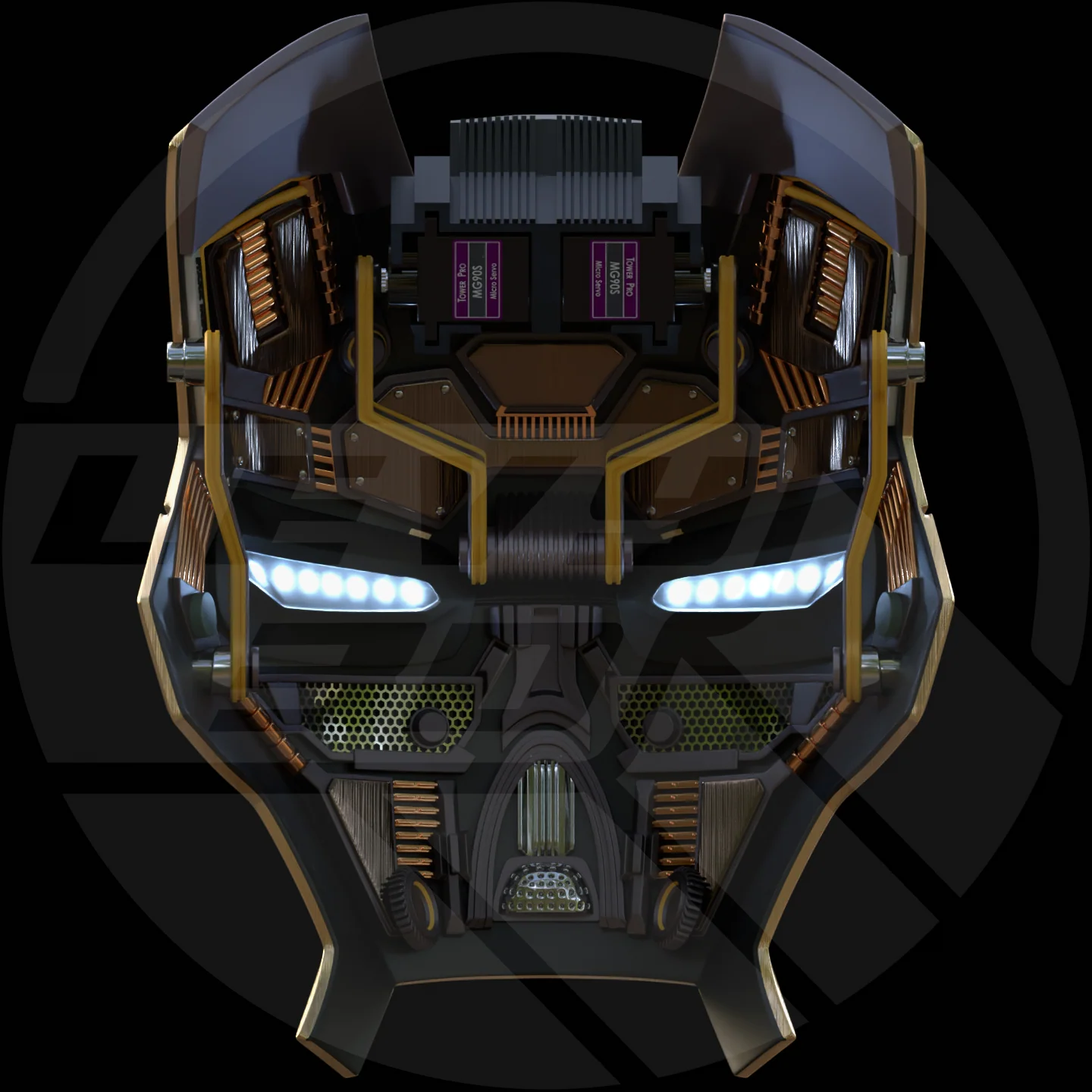 Mk42/43 Helmet 3D Model With Motorization - Image 10