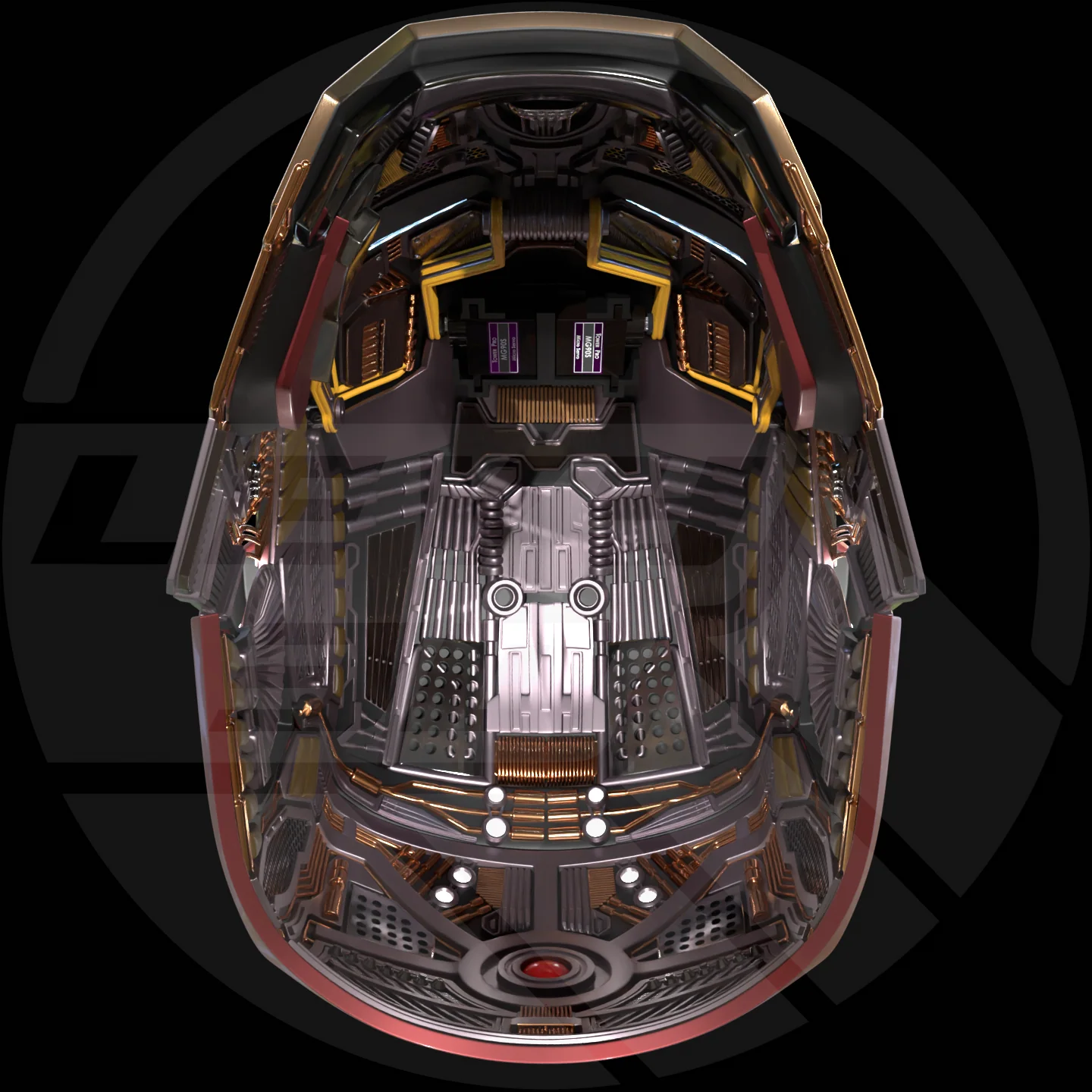 Mk42/43 Helmet 3D Model With Motorization - Image 11