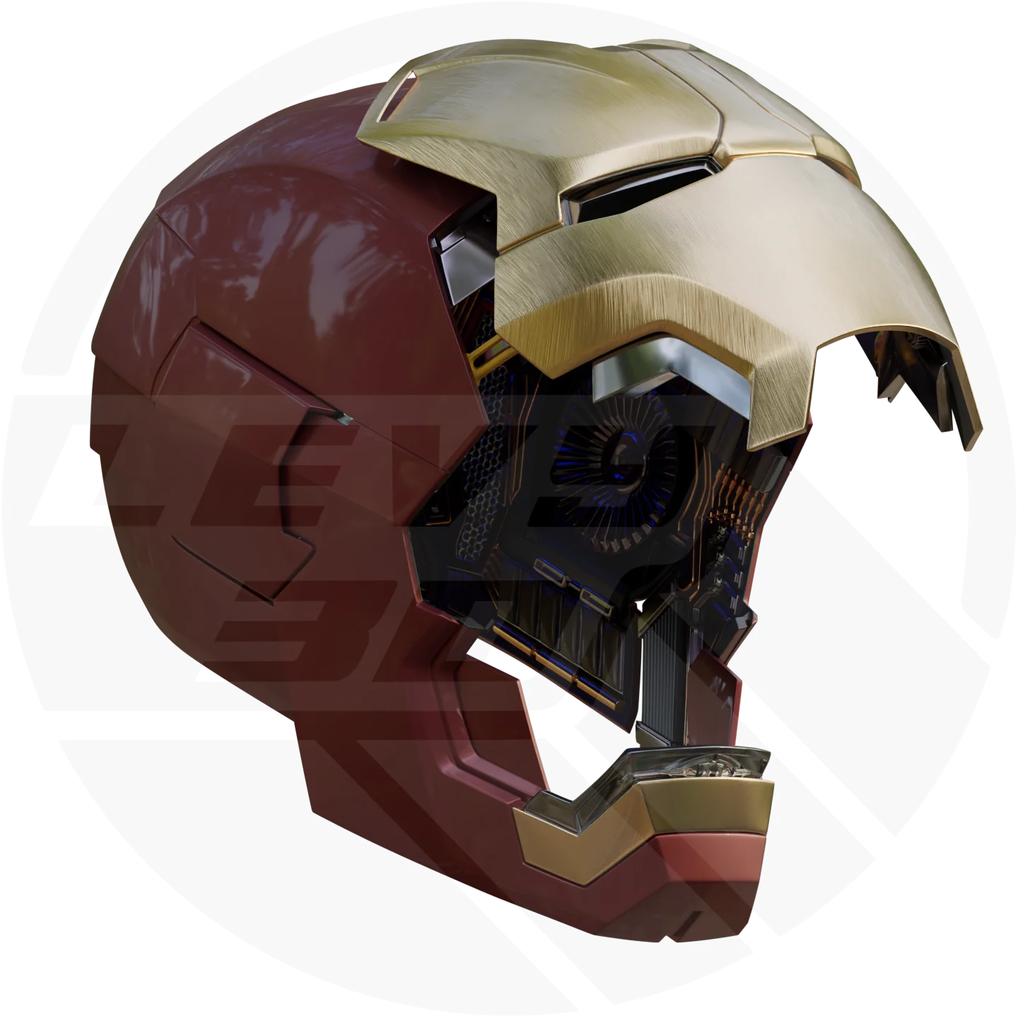 Mk42/43 Helmet 3D Model With Motorization - Image 6