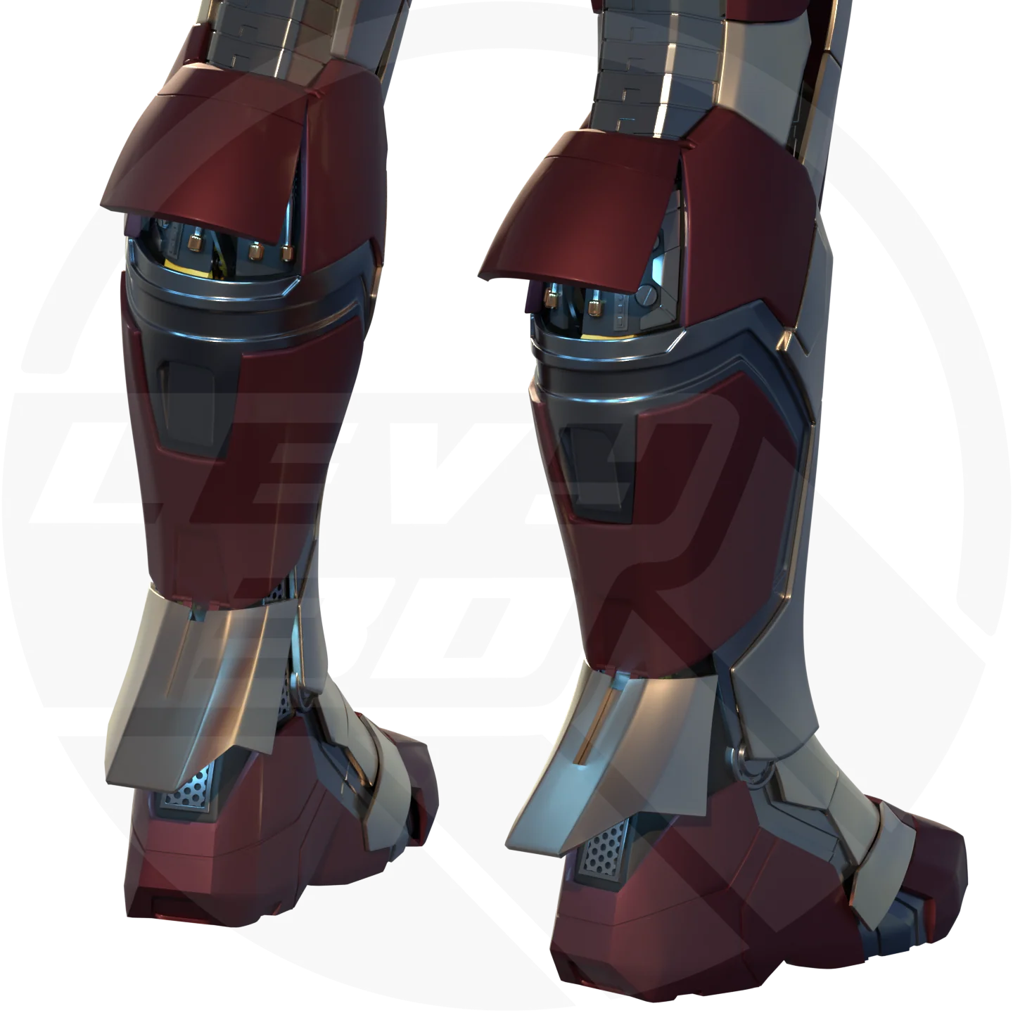 MK42 Full Suit Motorized 3D Printable Model - Image 10
