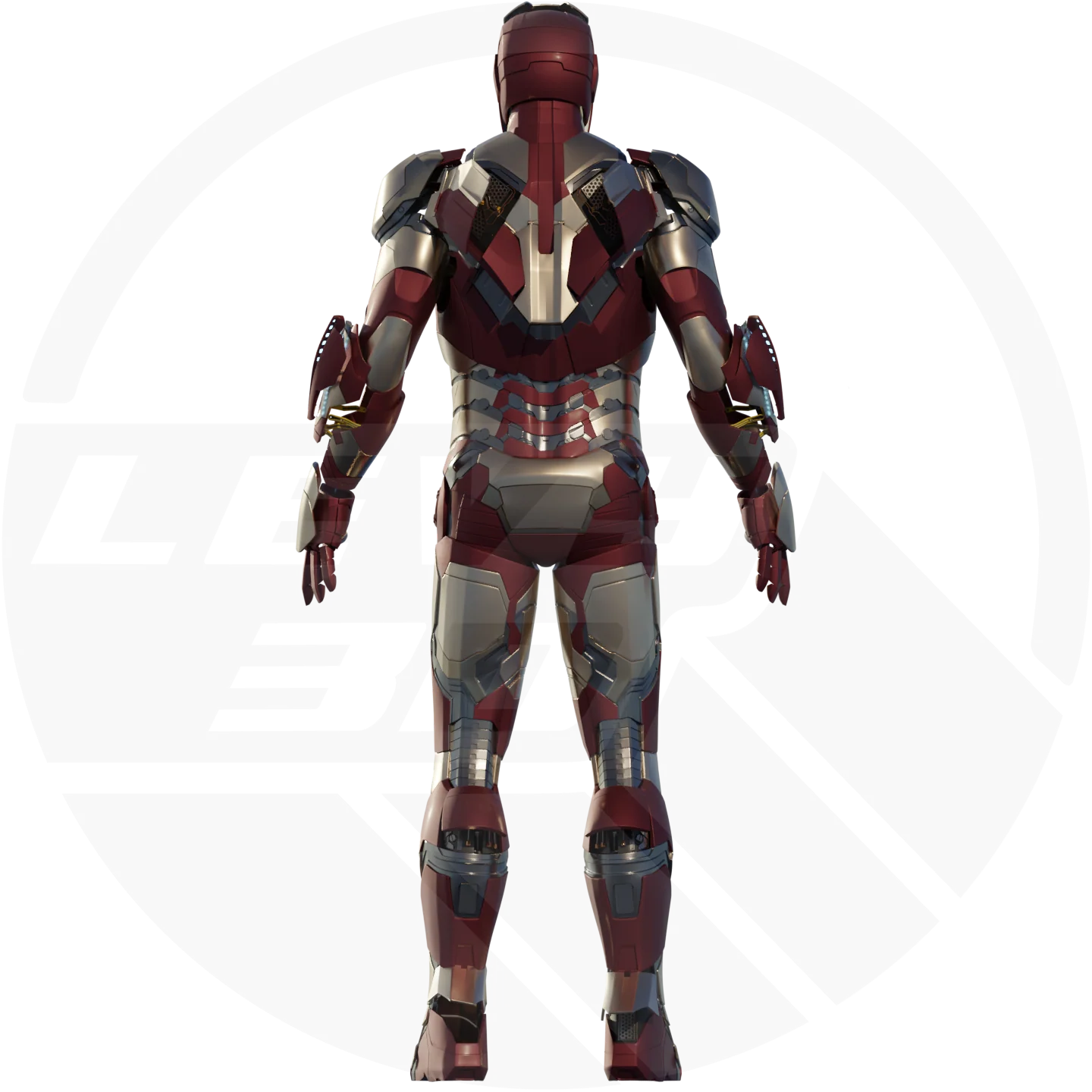 MK42 Full Suit Motorized 3D Printable Model - Image 7