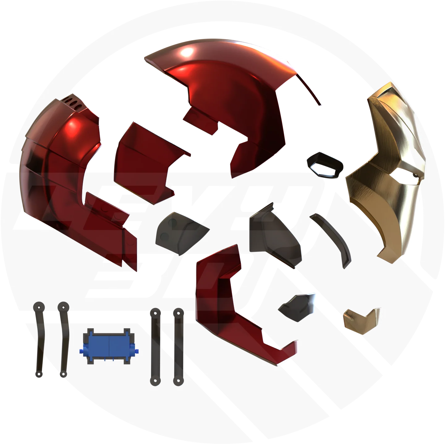 Mk46/mk42 mashup motorized 3d model - Image 2
