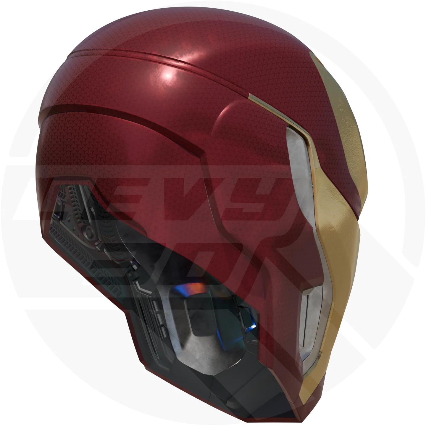Mk50 Motorized Helmet 3D Model - Image 6