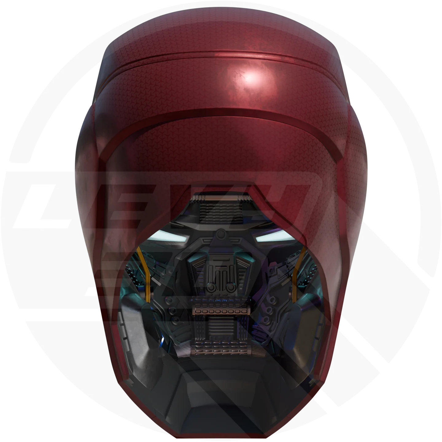 Mk50 Motorized Helmet 3D Model - Image 7