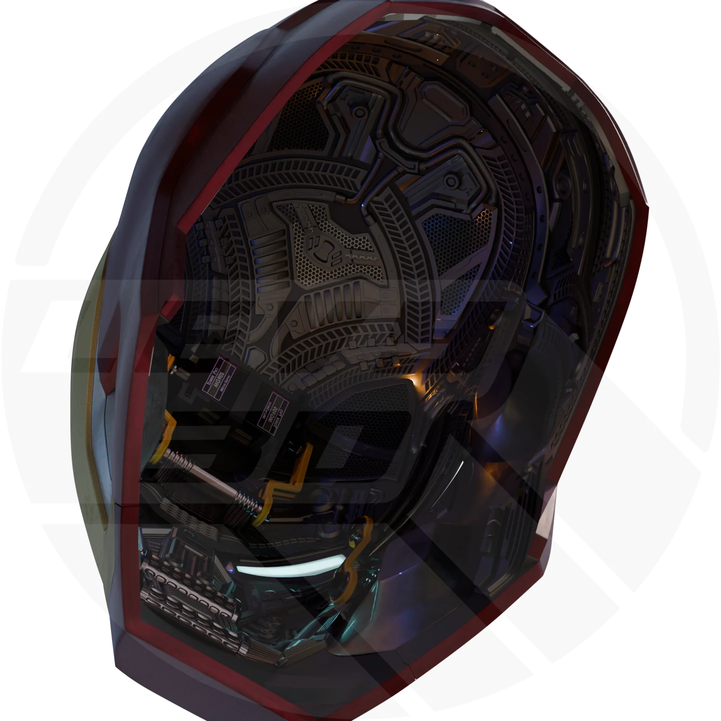 Mk50 Motorized Helmet 3D Model - Image 8