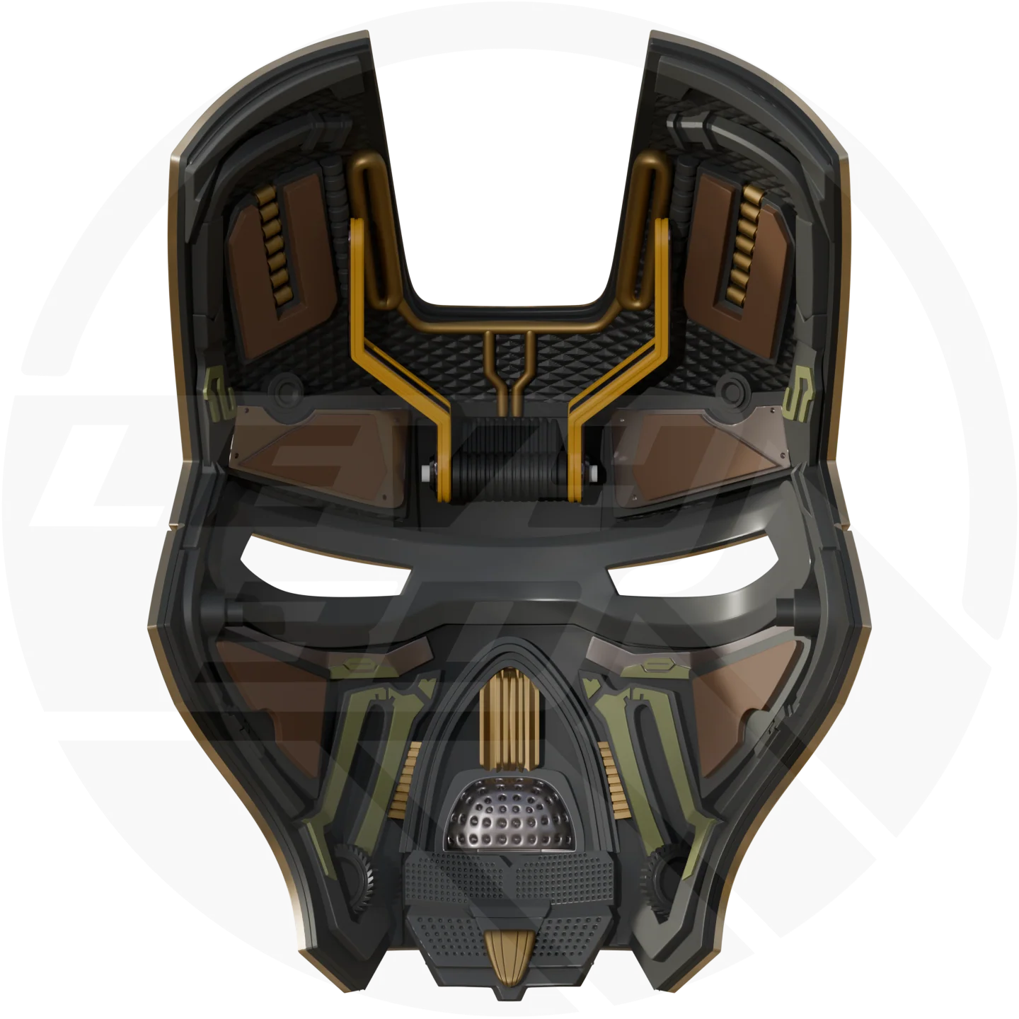 Mk7 helmet with ear motorization 3D Model - Image 10