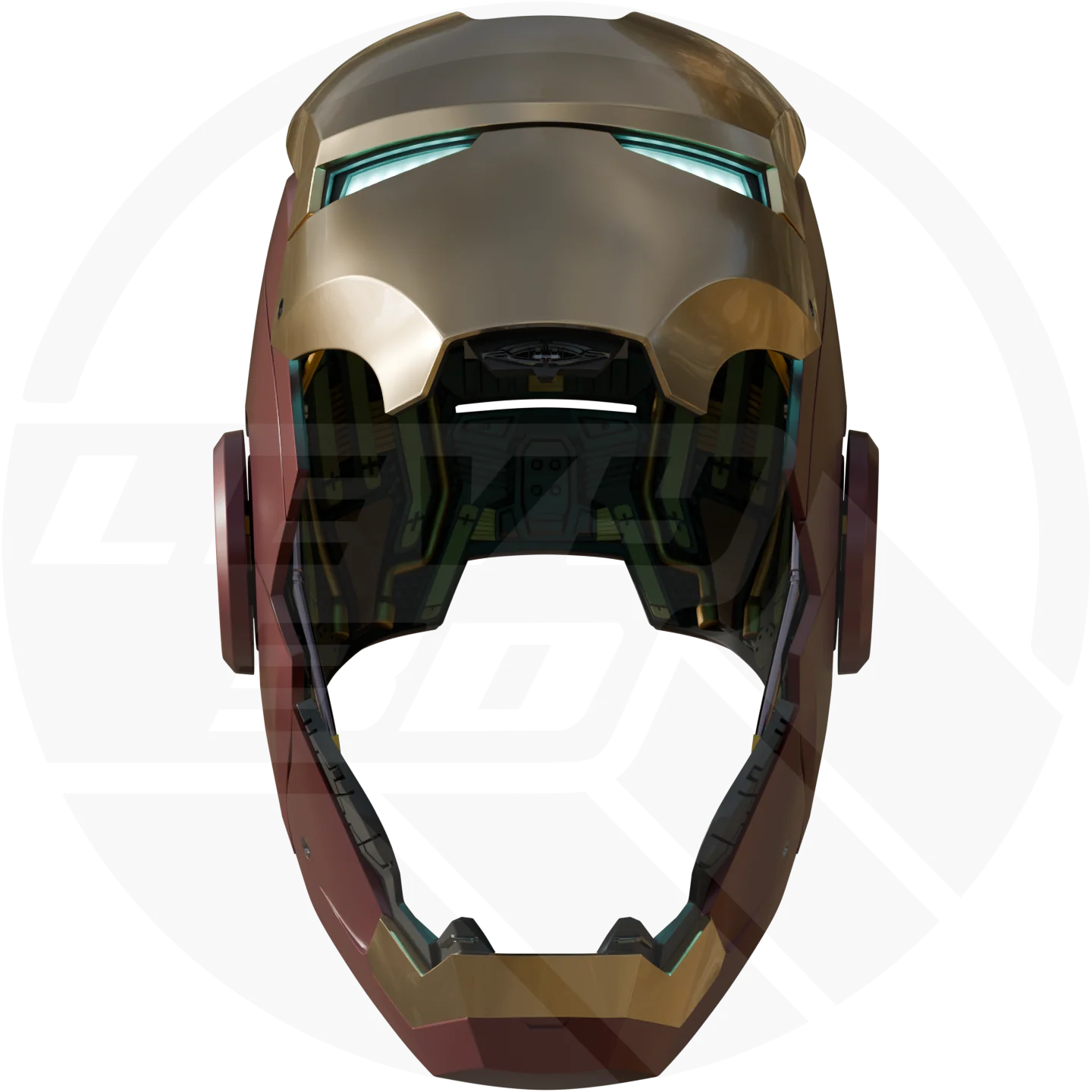 Mk7 helmet with ear motorization 3D Model - Image 3
