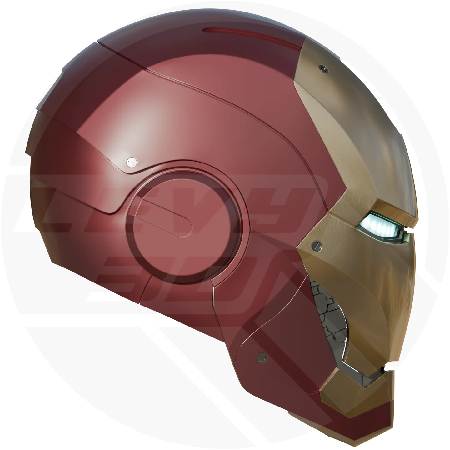Mk7 helmet with ear motorization 3D Model - Image 6