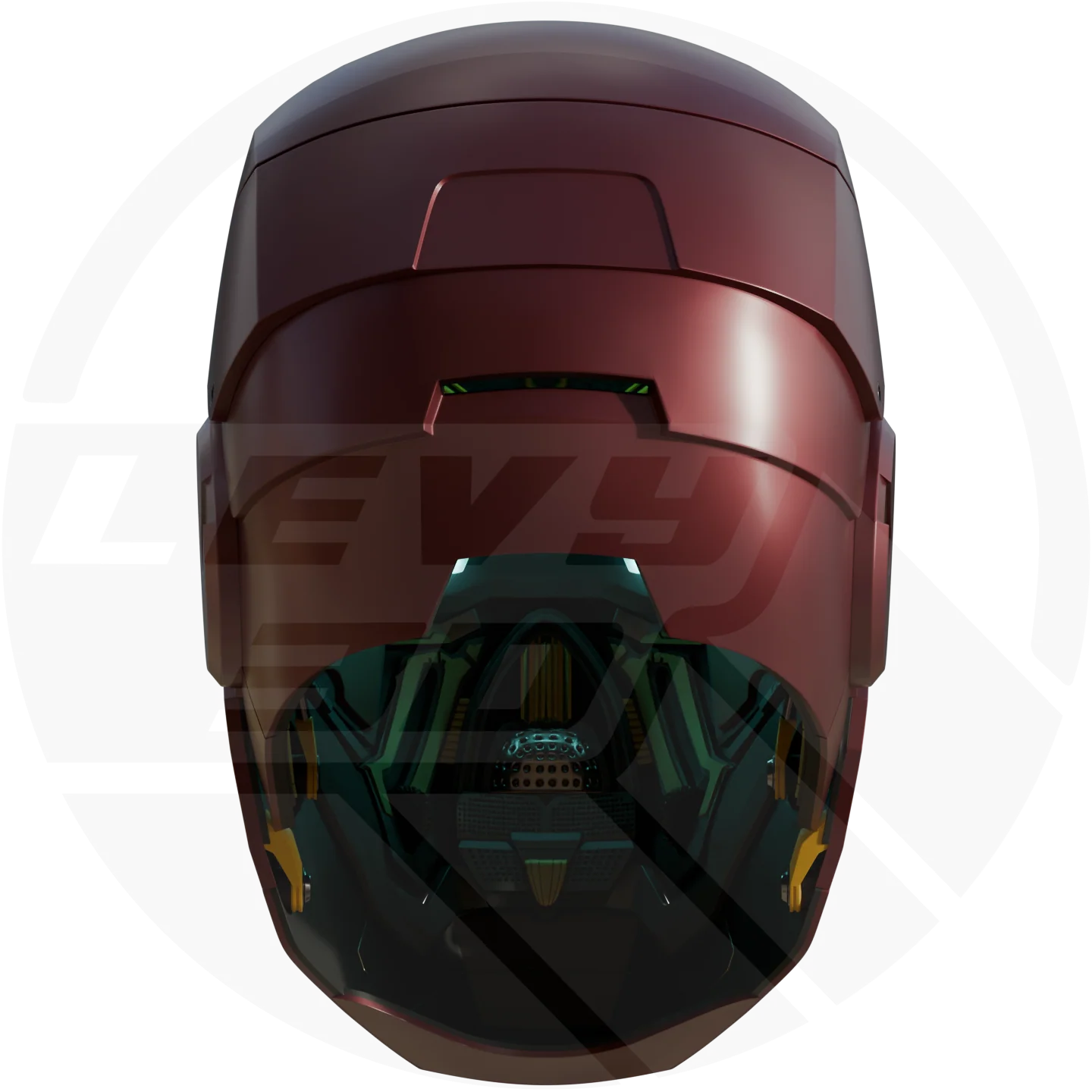 Mk7 helmet with ear motorization 3D Model - Image 7