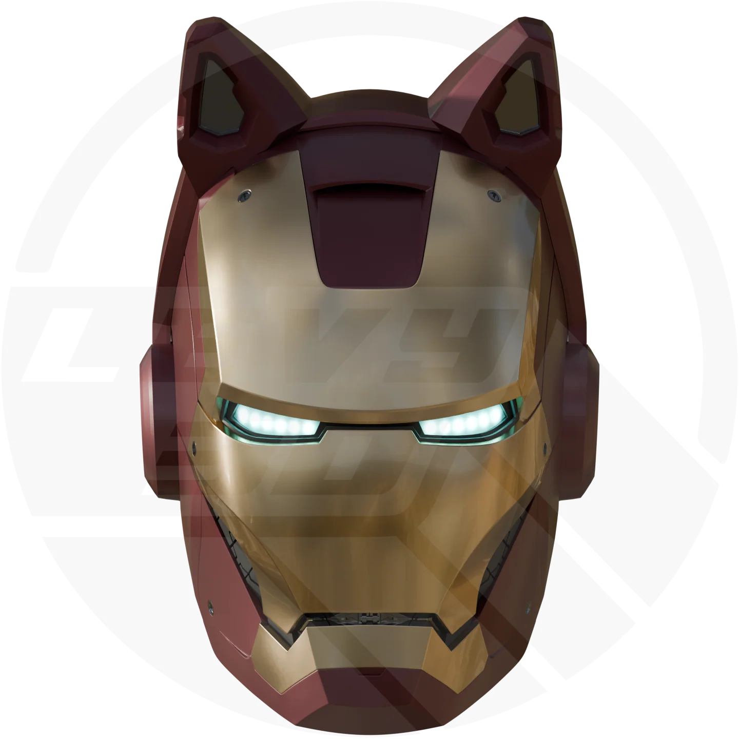 Mk7 helmet with ear motorization 3D Model - Image 8