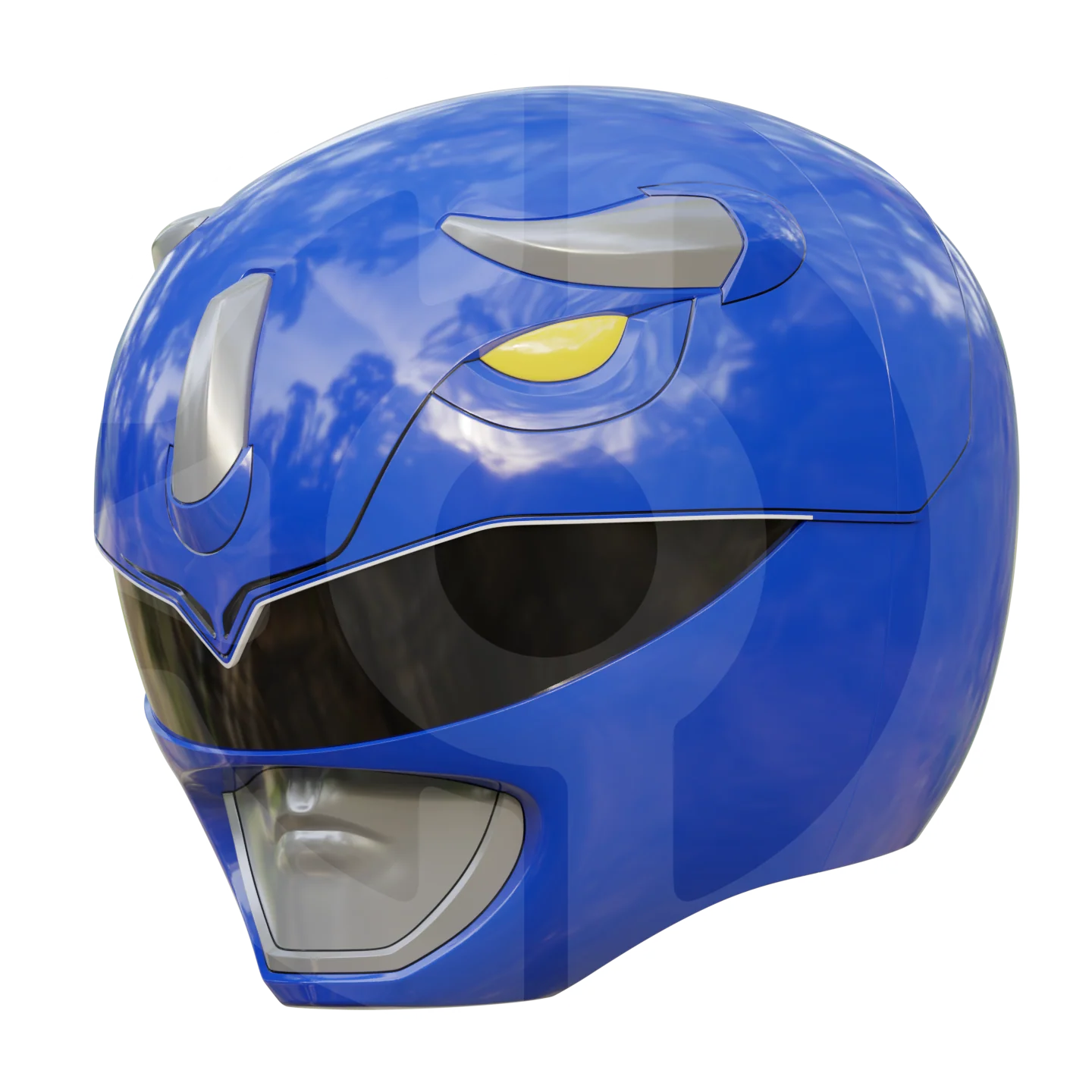 MMPR Blue Ranger Helmet File - Image 3