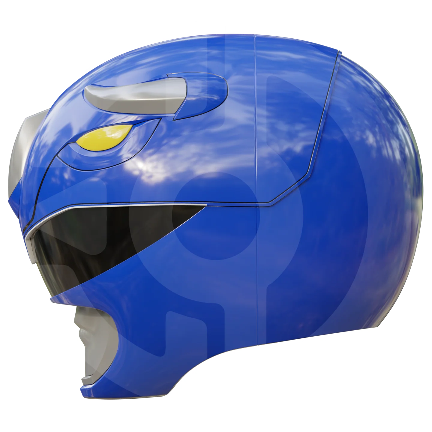 MMPR Blue Ranger Helmet File - Image 4