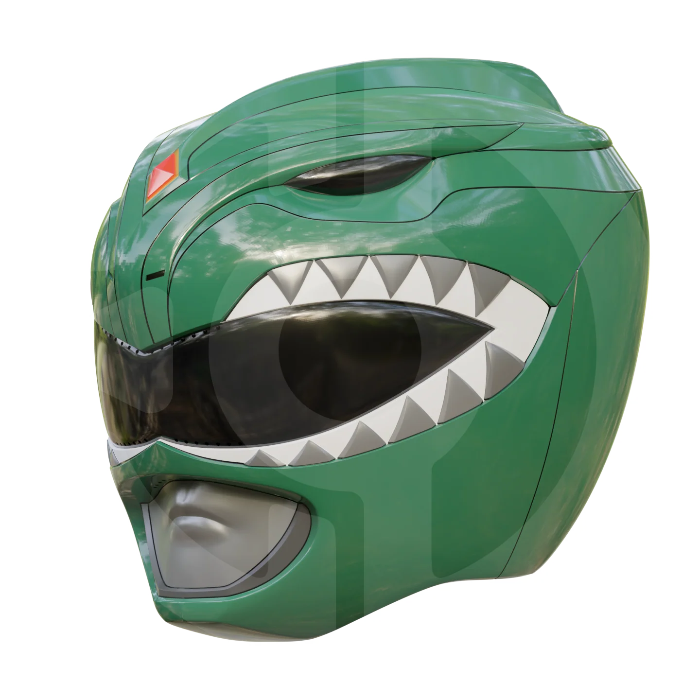 MMPR Green Ranger Helmet File - Image 3
