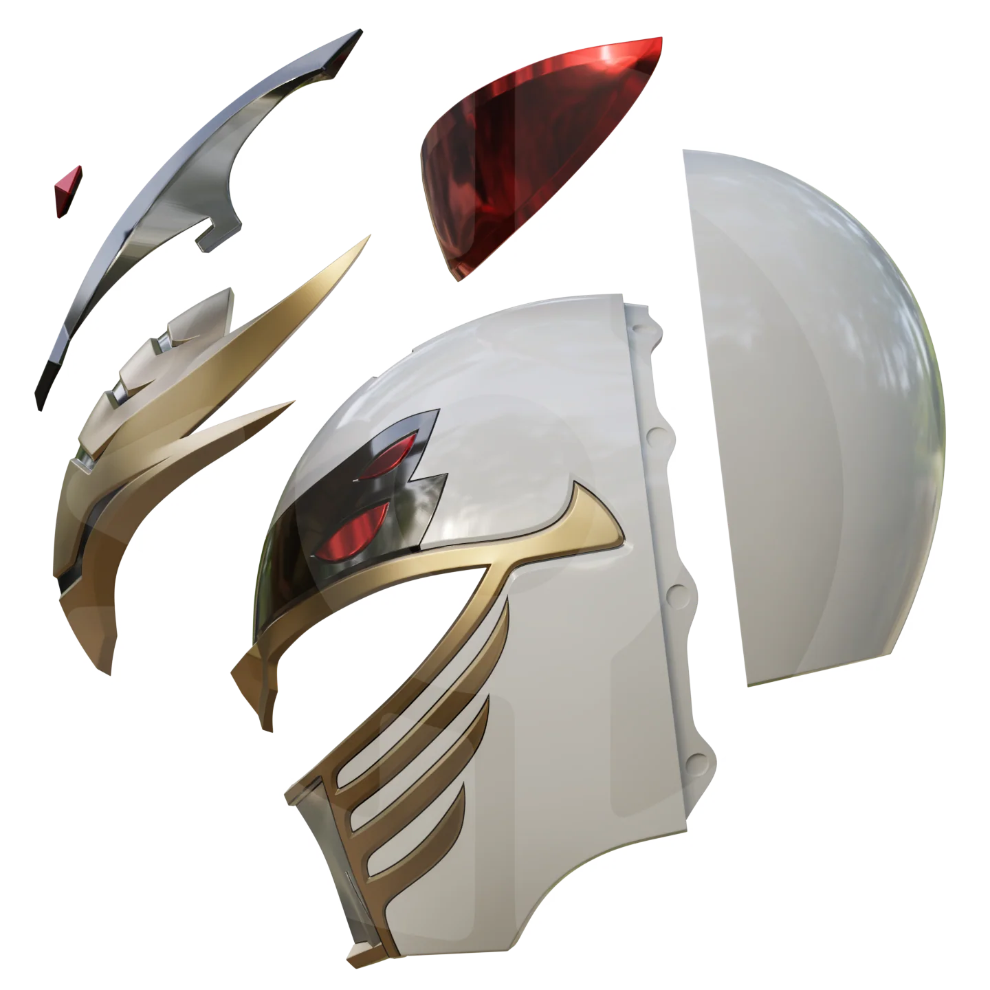 MMPR Lord Drakkon Helmet File - Image 2