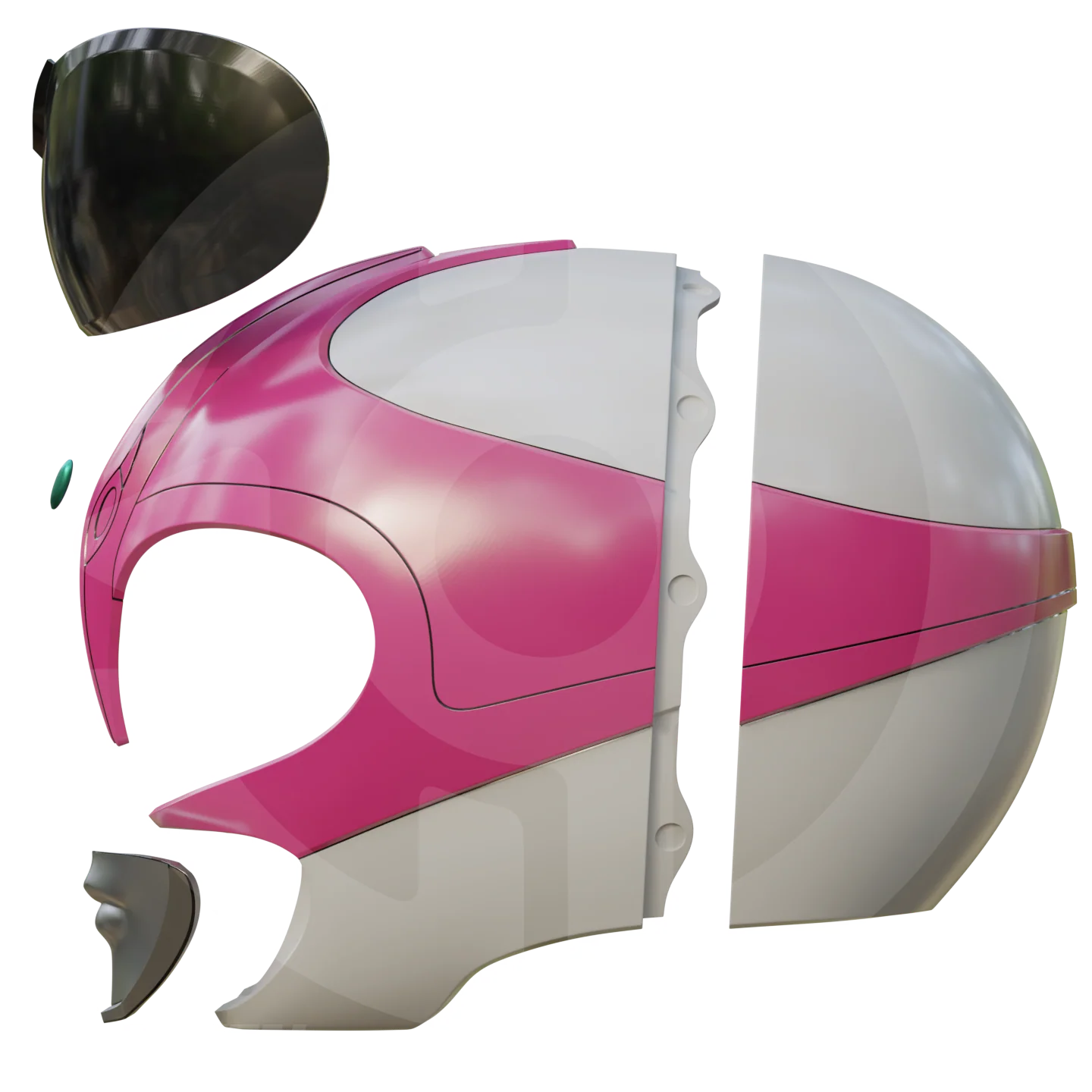 MMPR Pink Ranger Helmet File - Image 2
