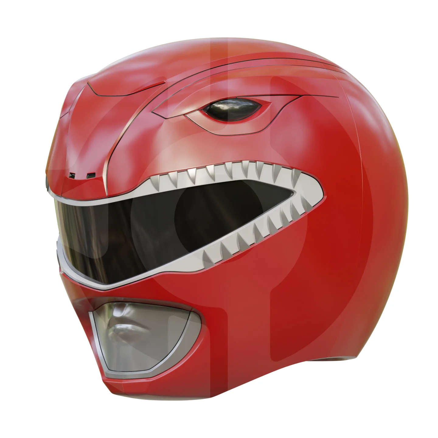 MMPR Red Ranger Helmet File - Image 3