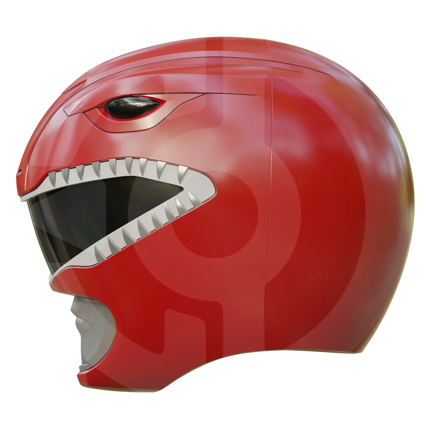 MMPR Red Ranger Helmet File - Image 4
